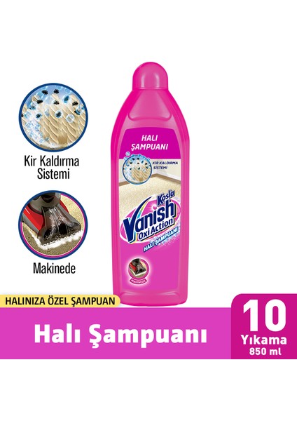 Kosla Oxi Action Halı Şampuanı Makine Yıkama 850 ml