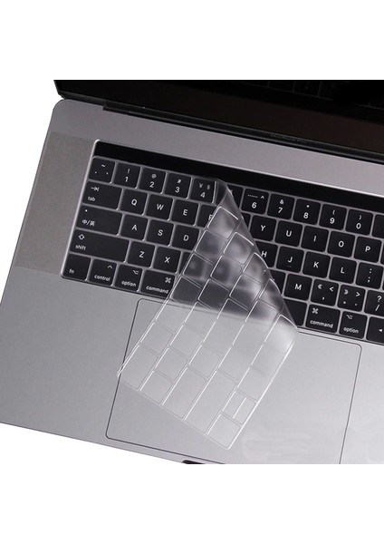 Macbook Air 13 M1 Chip A2337 Silikon Klavye Koruması Eu Türkçe Şeffaf