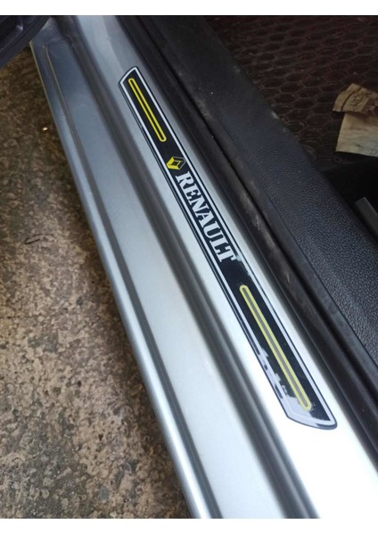 Renault 18 Piano Black Kapı Eşiği 4'lü Set