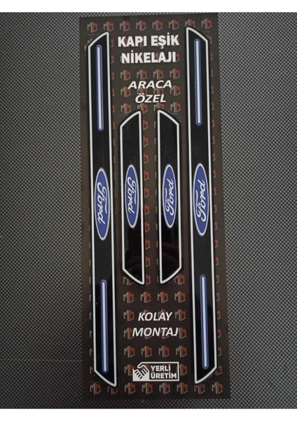 Maverick Piano Black Kapı Eşiği 4'lü Set