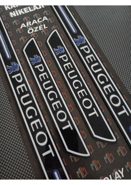 Peugeot 307 Sw Piano Black Kapı Eşiği 4'lü Set fiyatları