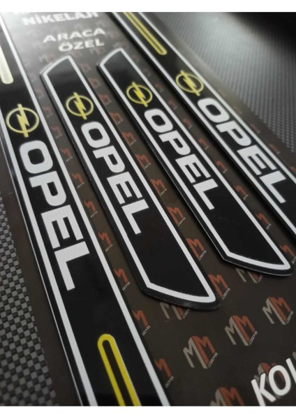 Opel Tigra Piano Black Kapı Eşiği 4'lü Set