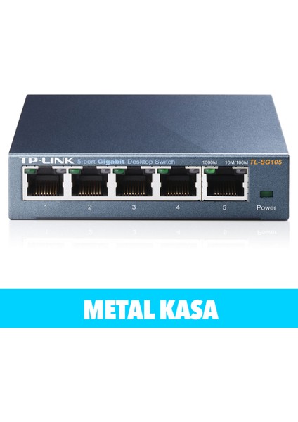SG105 5 Port Gigabit Metal Kasa Switch fiyatları