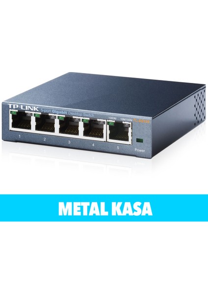 SG105 5 Port Gigabit Metal Kasa Switch modelleri