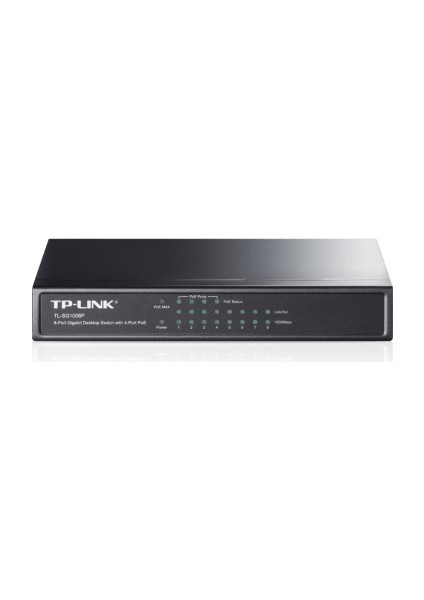 SG1008P 8port Gigabit 4port Poe 55W Metal Kasa Switch