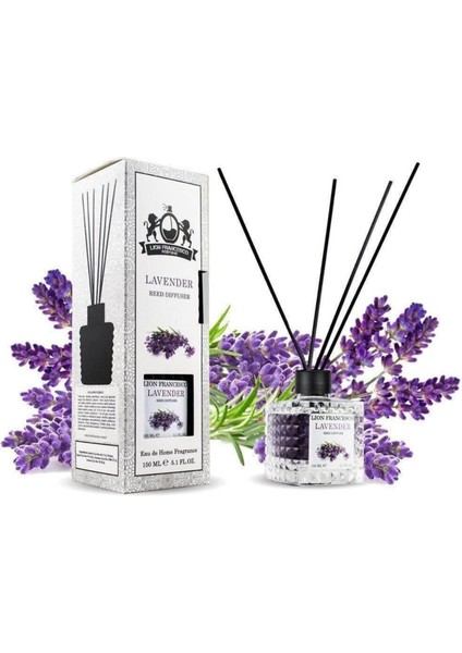 Lion Francesco Reed Diffuser Lavender Bambu Çubuklu Oda Kokusu 150 ml