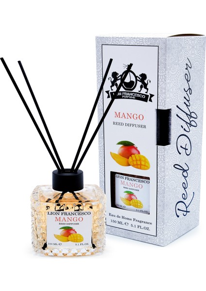 Lion Francesco Reed Diffuser Mango Bambu Çubuklu Oda Kokusu 150 ml