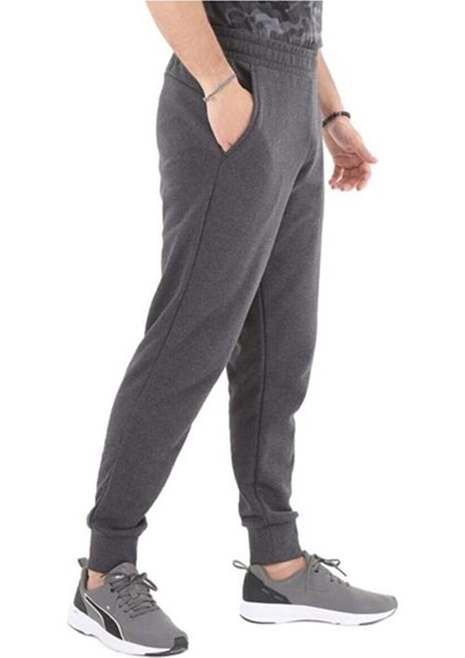 Ess Logo Pants - Erkek Antrasit Pamuklu Eşofman Alt - 586716 95 fırsatları