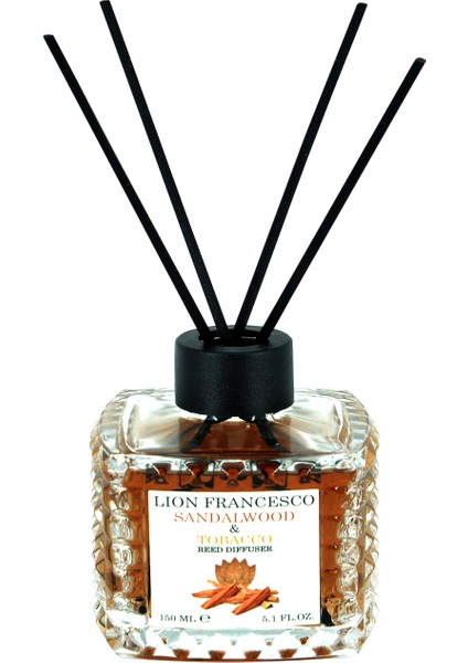 Lion Francesco Reed Diffuser Sandalwood & Tobacco Bambu Çubuklu Oda Kokusu 150 ml