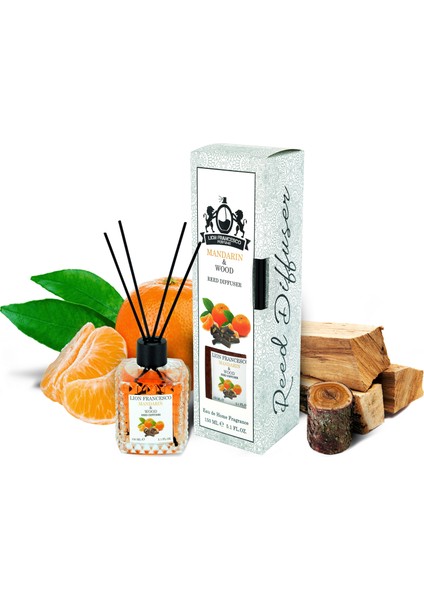 Lion Francesco Reed Diffuser Mandarin & Wood Bambu Çubuklu Oda Kokusu 150 ml