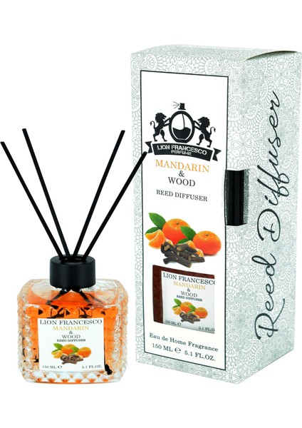 Lion Francesco Reed Diffuser Mandarin & Wood Bambu Çubuklu Oda Kokusu 150 ml