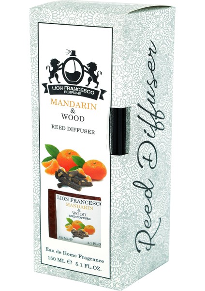 Lion Francesco Reed Diffuser Mandarin & Wood Bambu Çubuklu Oda Kokusu 150 ml