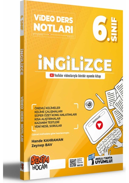 6. Sınıf Ingilizce Video Ders Notları