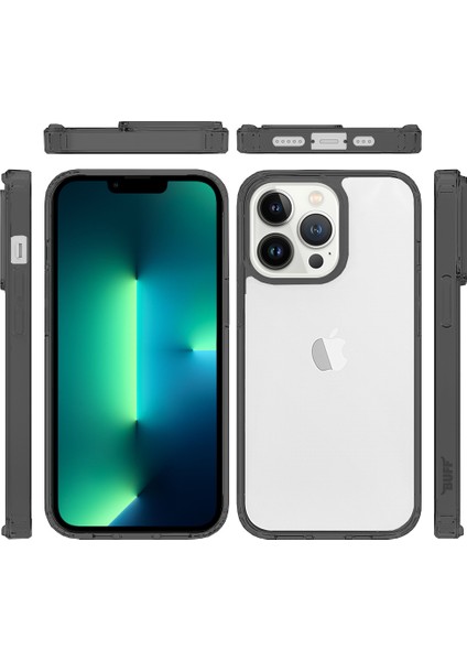 Buff iPhone 13 Pro Max Air Hybrid Kılıf Smoke Black fırsatları