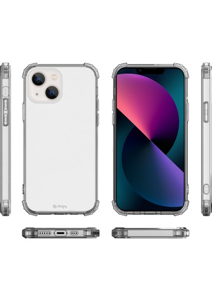 iPhone 13 Mini Crystal Fit Kılıf Crystal Clear