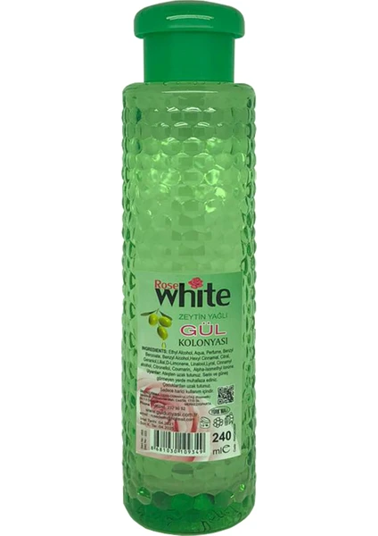 Rose White  Zeytin & Gül Kolonyası 240 ml