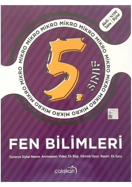 Çalışkan Yayınları 5. Sınıf Fen Bilimleri Mikro Defter