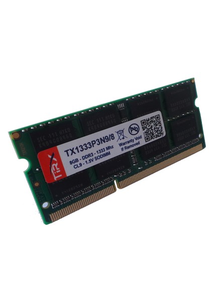 TX1333P3N9/8 8 GB Ddr3 1333 Mhz Cl9 Notebook Ram