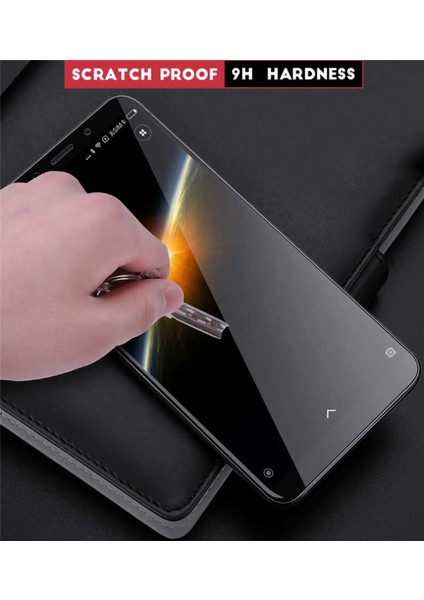 Xiaomi Mi 6x Ekran Koruyucu Full Tam Kaplayan Kavisli Tempered Cam