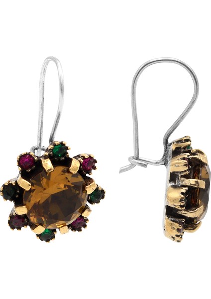 Zultanit Taşlı El Işçiliği Otantik Gümüş Üçlü Set modelleri