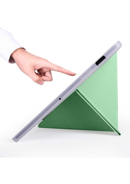 Samsung Galaxy Tab A7 10.4 T500 2020 Arka ve Ön Kılıf Canpay-Pen Standlı ve Kalem Bölmeli modelleri