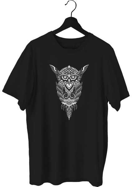 Owl Sporcu T-Shirt Bisiklet Yaka