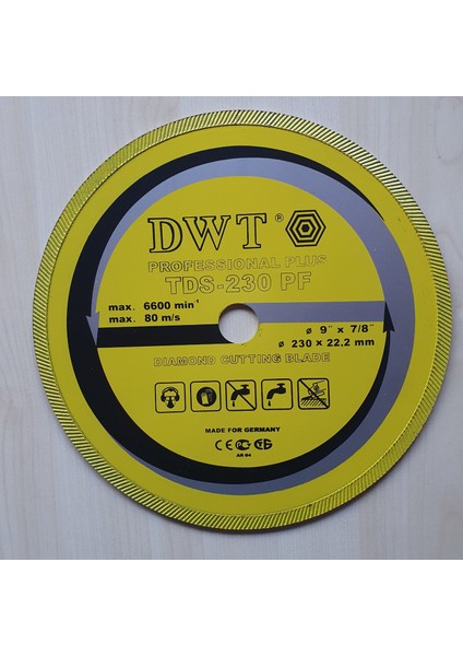 TDS-230PF Sulu/Susuz Kesim Diski