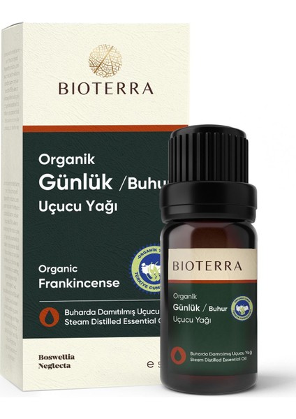 Organik Günlük Buhur Uçucu Yağı 5 ml