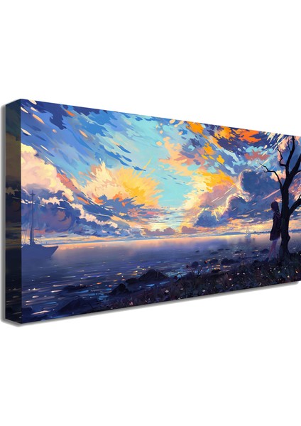 Bordosanat 140 x 80CM Manzara Dekoratif Duvar Kanvas Tablo fiyatları