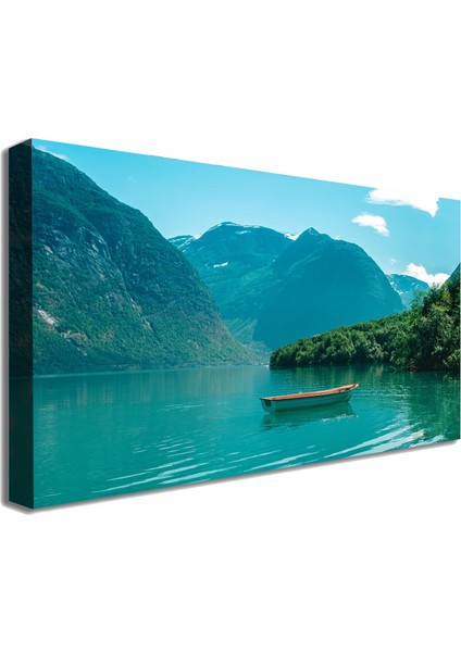 Bordosanat 140 x 70 cm Göl Dekoratif Duvar Kanvas Tablo fiyatları