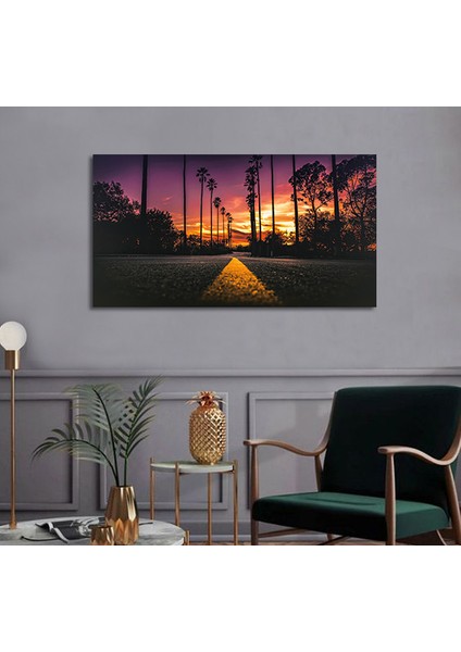 Bordosanat 100 x 50 cm Günbatımı Dekoratif Duvar Kanvas Tablo