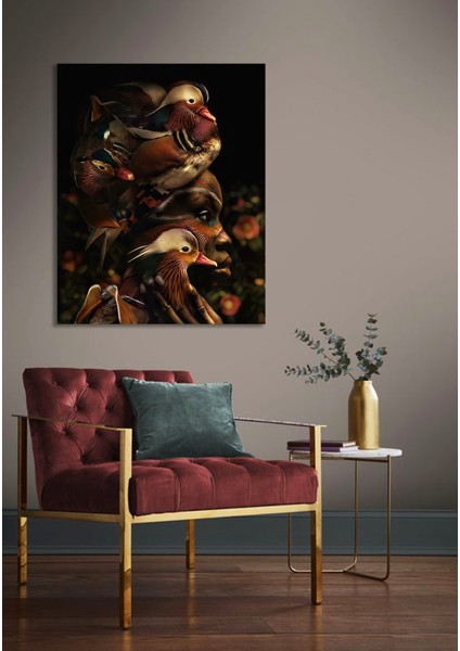 Bordosanat 70 x 85 cm Kadın Dekoratif Duvar Kanvas Tablo