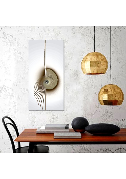 Bordosanat 80 x 160 cm Soyut Dekoratif Duvar Kanvas Tablo