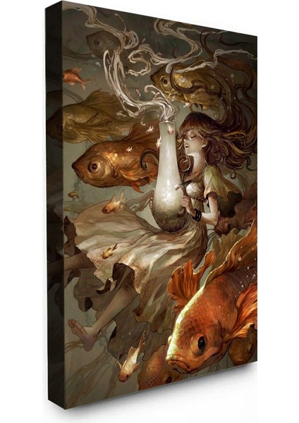 Bordosanat 80 x 120 cm Fantastik Dekoratif Duvar Kanvas Tablo fiyatları