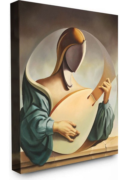 Bordosanat 60 x 75 cm Soyut Dekoratif Duvar Kanvas Tablo