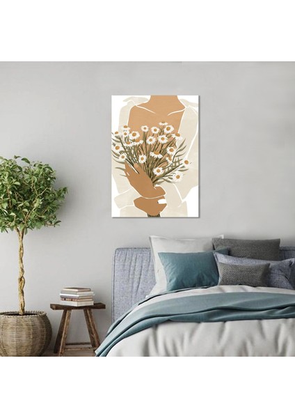 Bordosanat 60 x 85 cm Çiçek Dekoratif Duvar Kanvas Tablo