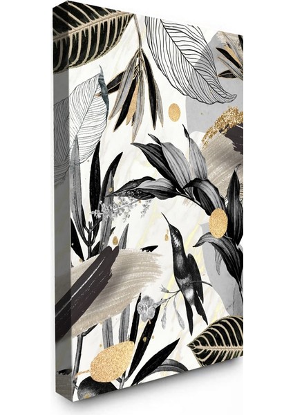 Bordosanat 50 x 70 cm 2'li Çiçek Set Dekoratif Duvar Kanvas Tablo