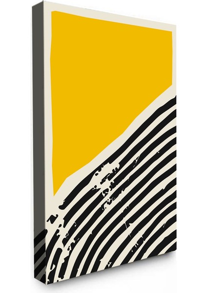 Bordosanat 45 x 75 cm 3'lü Soyut Set Dekoratif Duvar Kanvas Tablo modelleri