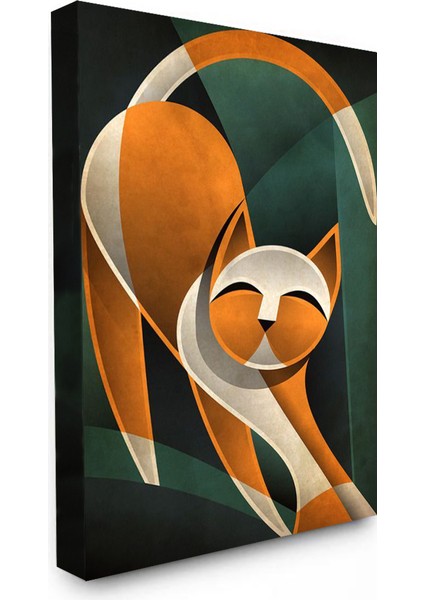 Bordosanat 70 x 100 cm Kedi Dekoratif Duvar Kanvas Tablo fiyatları