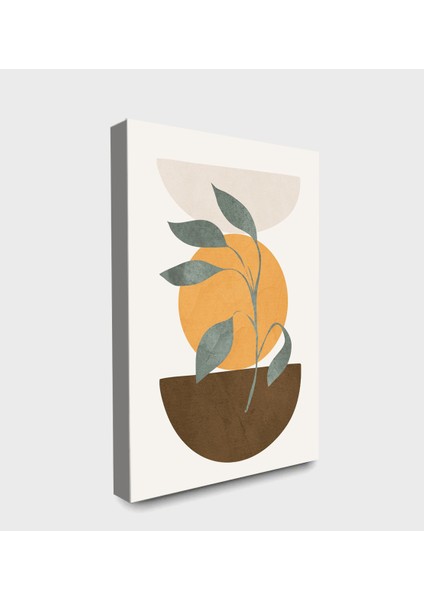 Bordosanat 40 x 55 cm 3'lü Bitki Set Dekoratif Duvar Kanvas Tablo modelleri