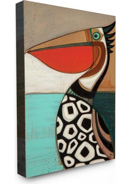 Bordosanat 80 x 120 cm Pelikan Dekoratif Duvar Kanvas Tablo fiyatları