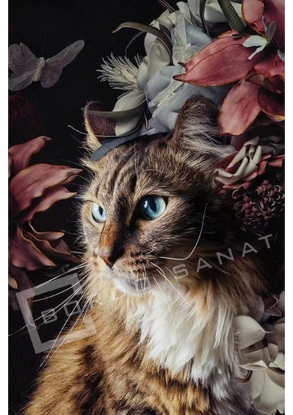 Bordosanat 70 x 105 cm Kedi Dekoratif Duvar Kanvas Tablo modelleri