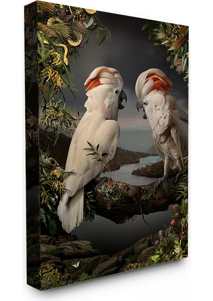 Bordosanat 70 x 105 cm Papağan Dekoratif Duvar Kanvas Tablo fiyatları