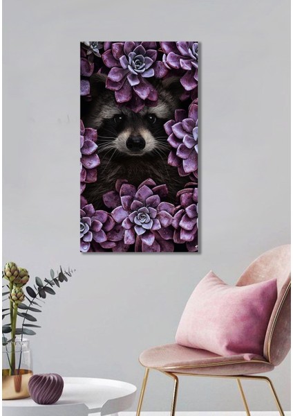 Bordosanat 70 x 125 cm Hayvan Dekoratif Duvar Kanvas Tablo