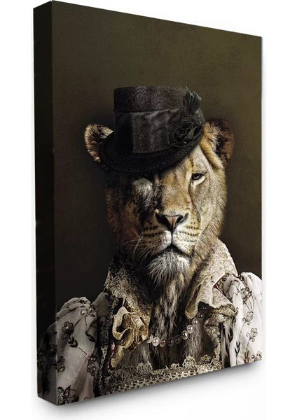 Bordosanat 70 x 105 cm Aslan Dekoratif Duvar Kanvas Tablo fiyatları