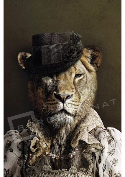 Bordosanat 70 x 105 cm Aslan Dekoratif Duvar Kanvas Tablo modelleri