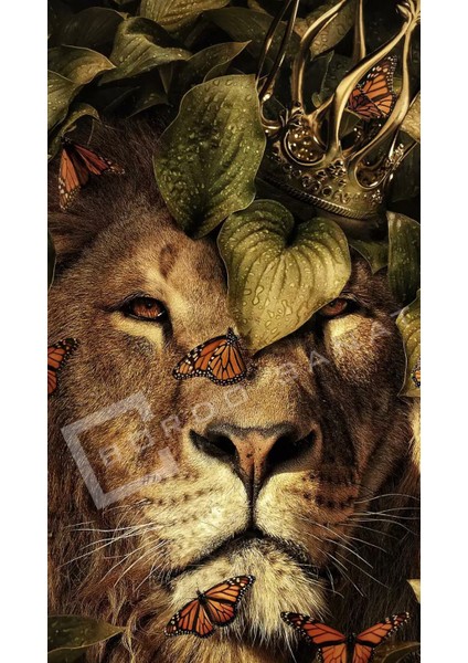 Bordosanat 50 x 90 cm Aslan Dekoratif Duvar Kanvas Tablo modelleri