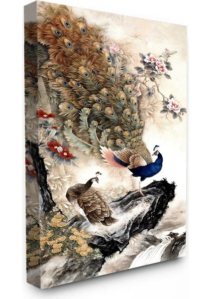 Bordosanat 80 x 150 cm Tavus Kuşu Dekoratif Duvar Kanvas Tablo fiyatları