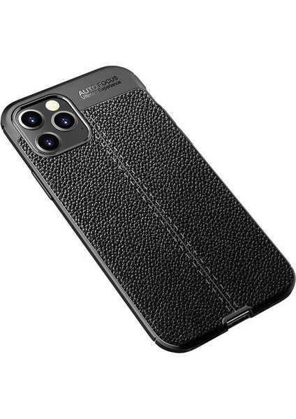 Apple iPhone 11 Pro Max Kılıf Esnek Pu-Deri Leather-Pu Serisi Protected Case