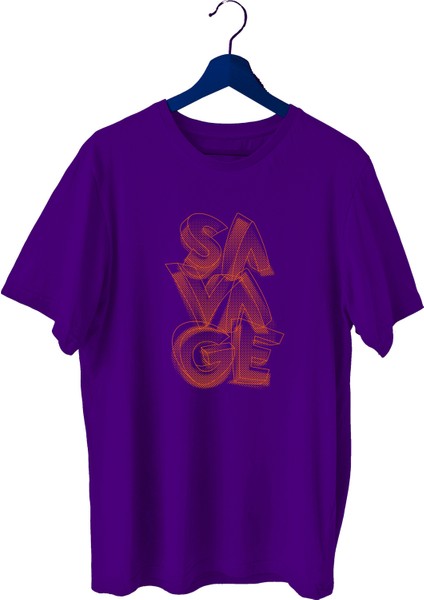 Savage Sporcu T-Shirt Bisiklet Yaka